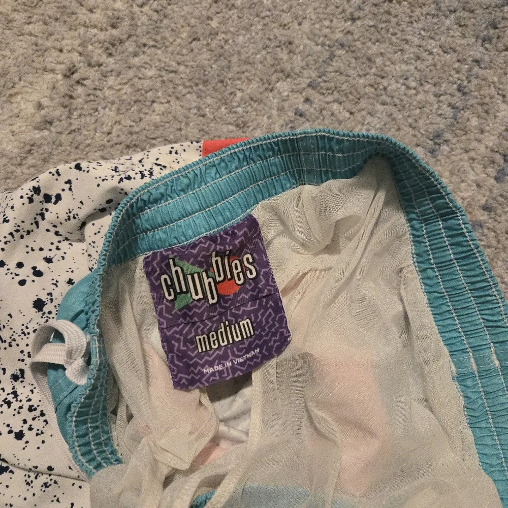 Chubbies The Aquatic Libations 5.5 inch Swim Shorts Size Medium